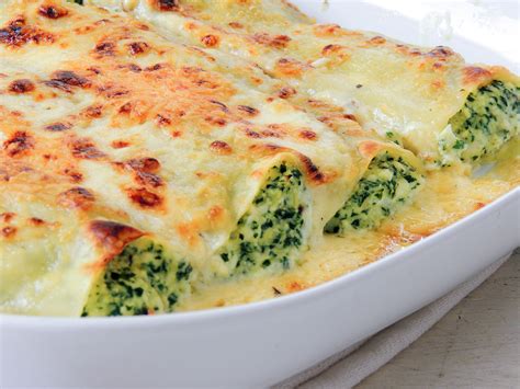 Leek Spinach And Ricotta Cannelloni