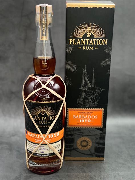 Buy Plantation Single Cask Barbados 10 Year Old Rum Oloroso Finish 70cl