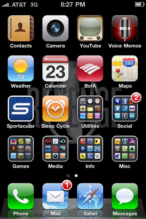 Iphone 4 Home Screen Got The New Iphone 4 And I Used The N Flickr
