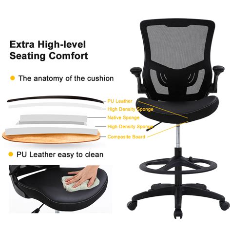 Bestoffice Managers Chair With Lumbar Support And Swivel 250 Lb