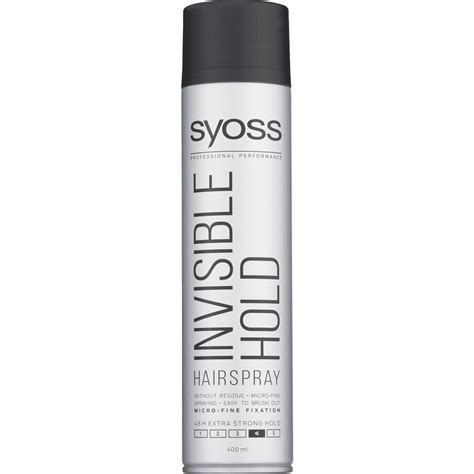 Syoss Invisible Hold Hairspray 400 Ml Etos