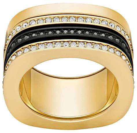 Swarovski Vio 5143854 Crystal Pavé Womens Ring Size 755 Watches And Beyond