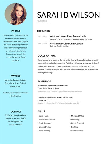 50 Most Professional Editable Resume Templates For Jobseekers Sample