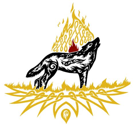Fire Wolf Celtic Tattoo By Samaelwolf On Deviantart