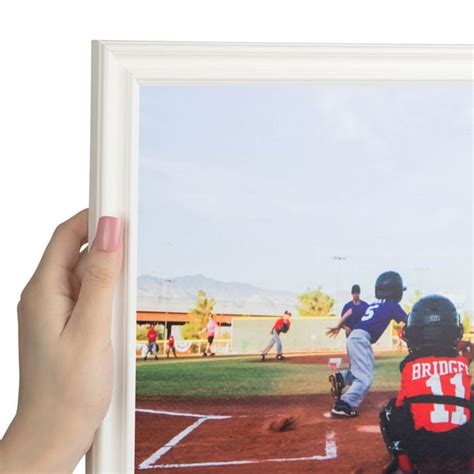 Arttoframes 10x10 Inch White Picture Frame This White Wood Poster