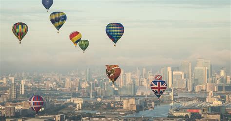 More Than 30 Hot Air Balloons Flew Over London This Morning And It