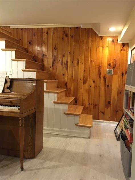 If you google removable handrail there are a lot of results. How can I install a banister or railing on stairs with no ...