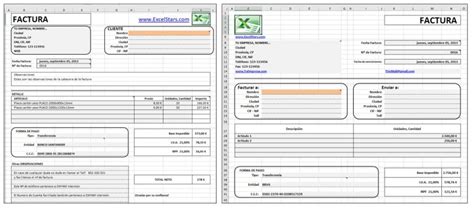 10 Plantillas Gratuitas En Formato Excel Para Crear Facturas Proformas