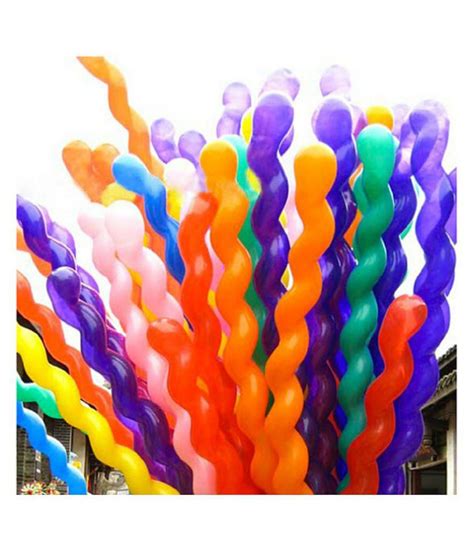 Hk Balloons Multicolor Mixed Spiral Balloons Buy Hk Balloons