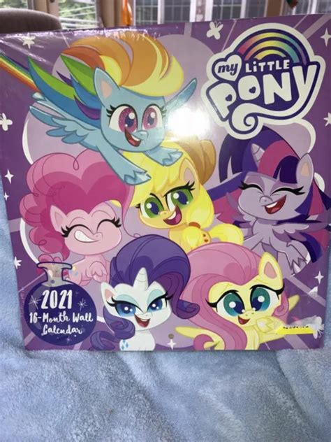My Little Pony 2021 16 Month Wall Calendar 10x10 Brand New Sealed 6