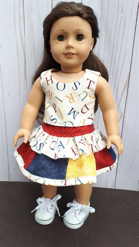 18 doll clothes abc twinkle twirl skirt with etsy canada twirl skirt american girl doll
