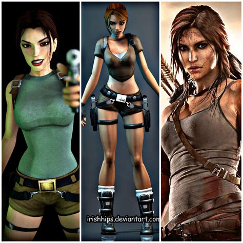 Lara Croft Classic Vs Lara Croft Legends Vs Lara Croft Survivor