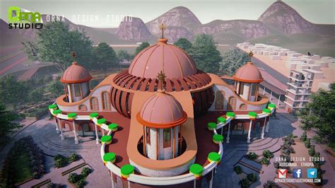 Ethiopian Orthodox Cathedral Church Design Animation Video