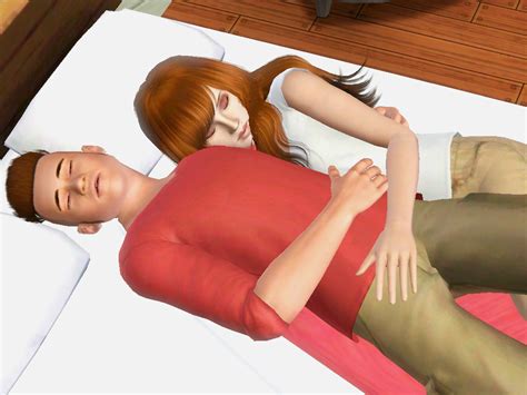 Cute Couple Poses Bed