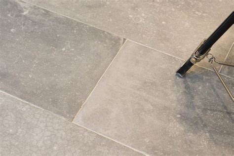 Stunning Belgian Blue Limestone Effect Tile Reproduced In The Durable