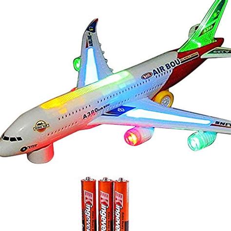 Toysery Airplane Airbus Toy With Beautiful Attractive Flashing Lights
