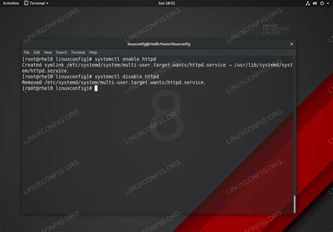 How To Start Service On Boot With Rhel 8 Centos 8 Linux Linux