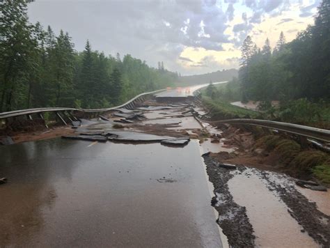 Flash Flooding Causes Damage In Ne Minnesota Nw Wisconsin Some Rivers
