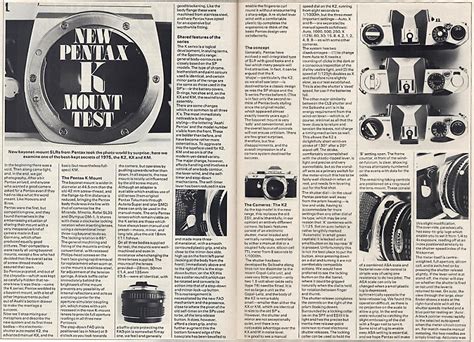 Pentax Advertising The 1970s Pentax User