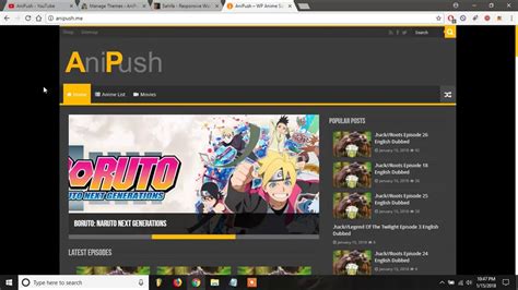 Creating Your Own Anime Website Youtube