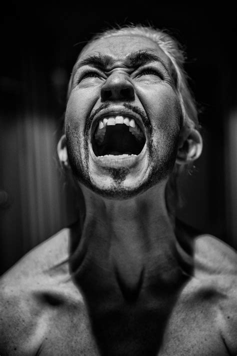 Scream Null Fotografías De Retrato Creativas Expresiones De La Cara Fotografía Emocional