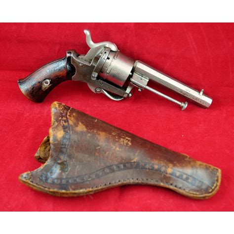 A Lefaucheux Type Pinfire Revolver With Belgium Proof