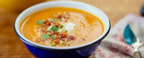 Recipes Autumn Vegetable Soup With Bacon And Avocado Applegate