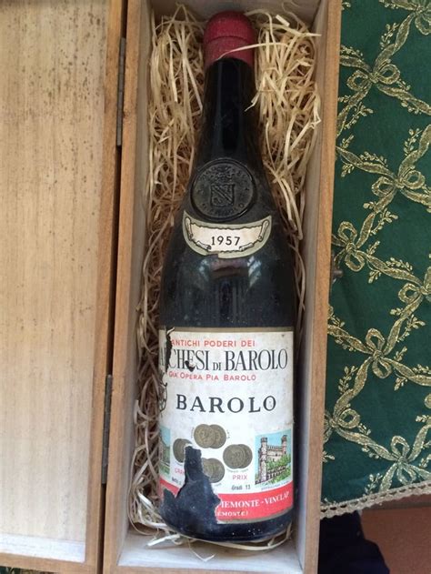 1957 Barolo Marchesi Di Barolo Red Italian Wine From Piedmont Rwine