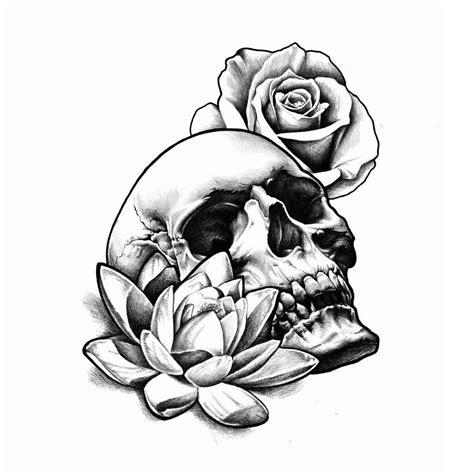 Pin By Clari Clarisa On Japanese Mask Skull Rose Tattoos Skull