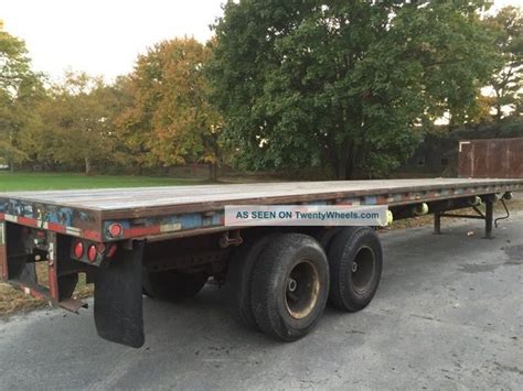 1987 Flatbed Steel Trailer