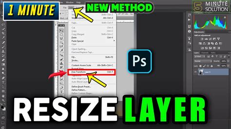 How To Resize A Layer In Photoshop YouTube
