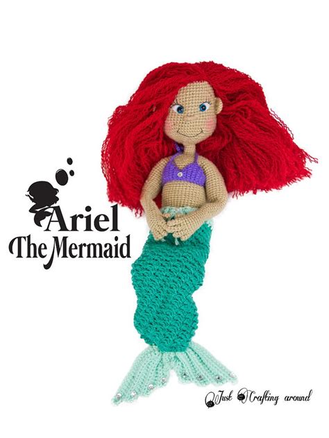 Ariel The Mermaid Crochet Pattern Ami Free Crochet Pattern Amigurumi