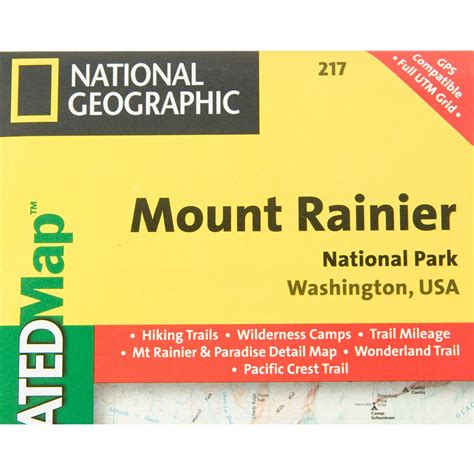National Geographic Maps Trails Illustrated Washington Pacific West