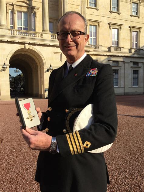 Obe For Royal Fleet Auxiliary Captain Royal Navy