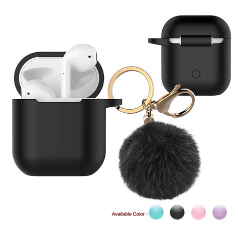 Airpods pro case wireless charging case wired charging case earhooks secure fit wrist fit keyring strap. Njjex Case Skin for Airpods 1 & 2 & Pro, Silicone Charging ...