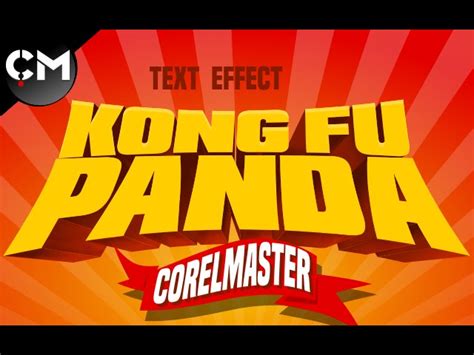 Sír Medál Átugrani Kungfu Panda Style Text In Photoshop Valuta