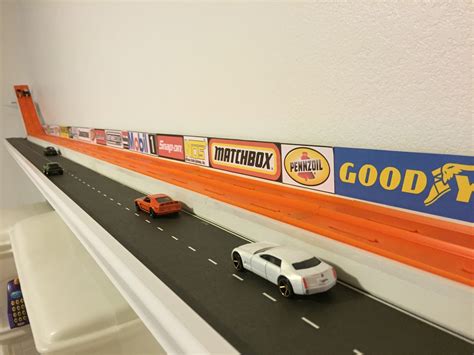 Home Made Wall Mounted Hot Wheels Track Rack Stash Review Hitch