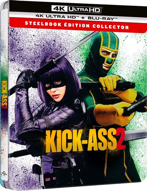 Kick Ass 2 Édition Boîtier Steelbook Blu Ray 4k Ultra Hd Blu Ray