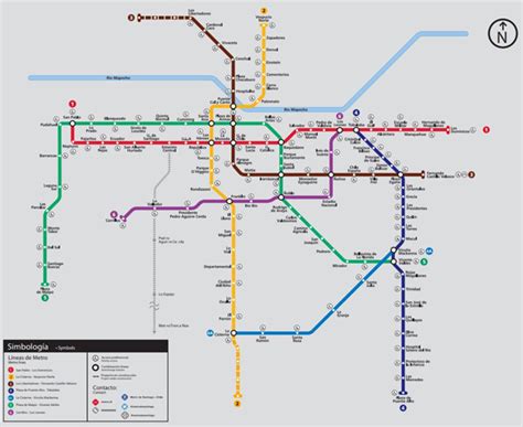 The santiago metro is a rapid transit system serving the city of santiago, chile. Revista Capital | ¿Conoces el plano de todas las líneas de ...
