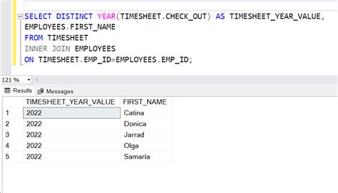 Sql Server Inner Join Distinct