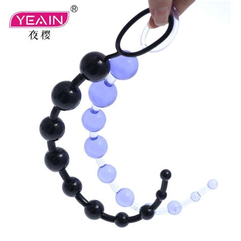 Oriental Jelly Anal Beads For Beginner Flexible Anal Stimulator Butt