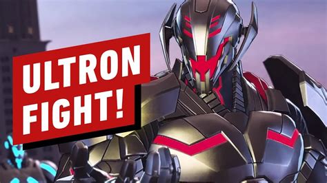 4 Minutes Of Marvel Ultimate Alliance 3 Ultron Boss Fight Gameplay