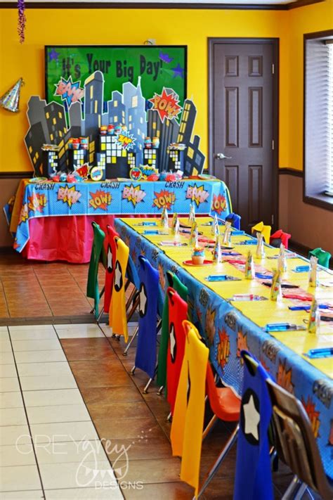 Superhero Birthday Party - Baby Shower Ideas - Themes - Games
