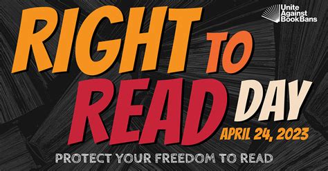 Protect Your Freedom To Read On Right To Read Day Unite Against Book Bans