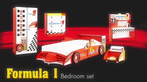 More race car bedroom 358: Formula 1 RaceCar Theme Bedroom Furniture Set for Kids ...
