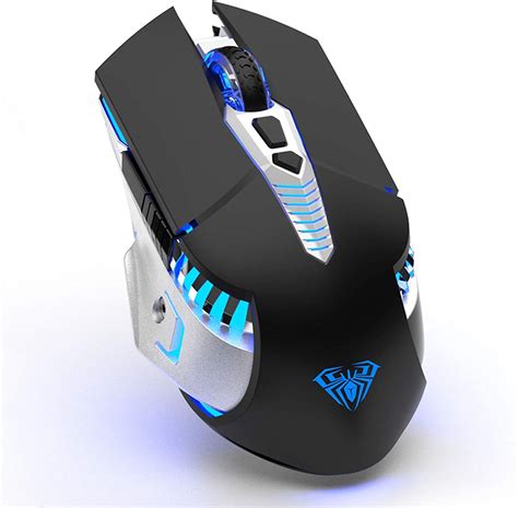 Aula Sc200 Bluetooth Gaming Mouse Rechargeable With Side Buttons Rgb