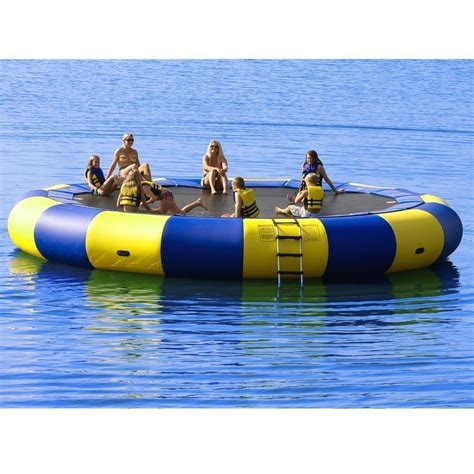 Inflatable Water Bouncer Inflatable Floating Trampoline Holleyweb