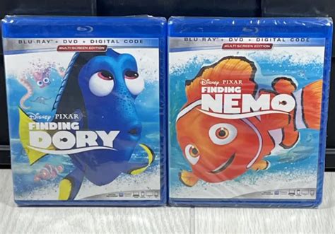 Blu Ray Movie Collection Disney Pixar Finding Nemo Dory Digital