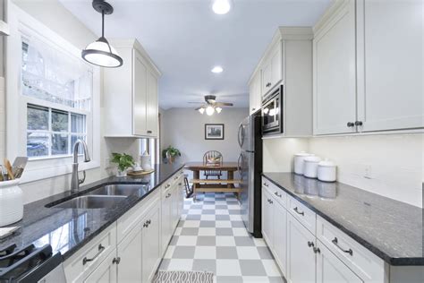 Modern White Galley Kitchen Rhode Kitchen And Bath Design Build