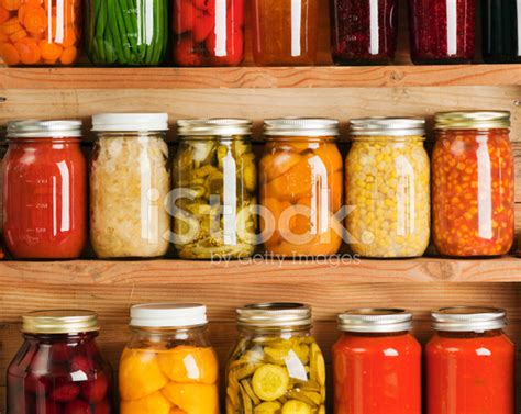 Home Canning Fruit And Vegetable Food Preservation In Storage Sh Stock